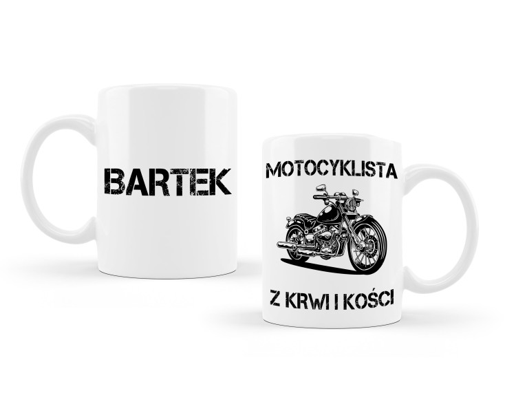 Kubek - Motocyklista z krwi i kości